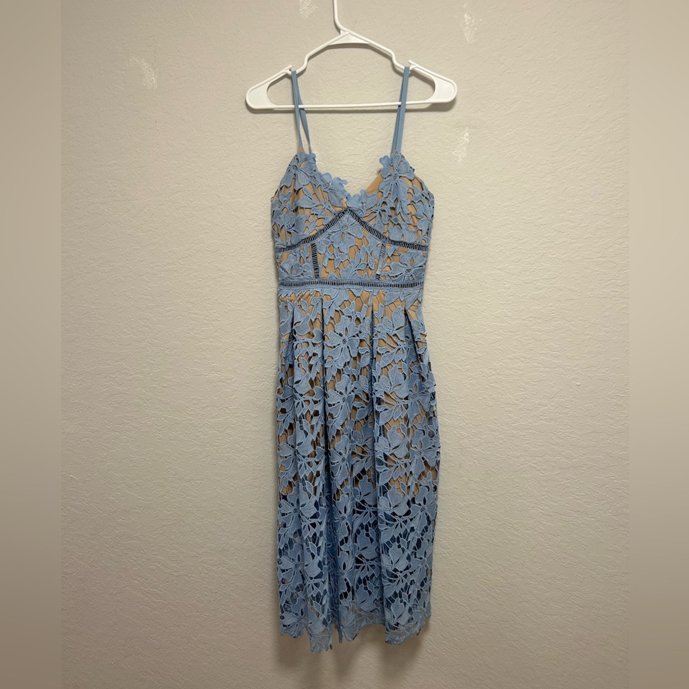 Pastel blue dress size small NWT